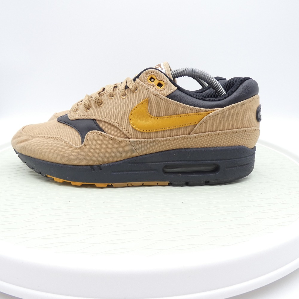 Nike Air Max 1 Premium Elemental Gold Mineral Yellow 875844-700 Mens 10 - Picture 3 of 11